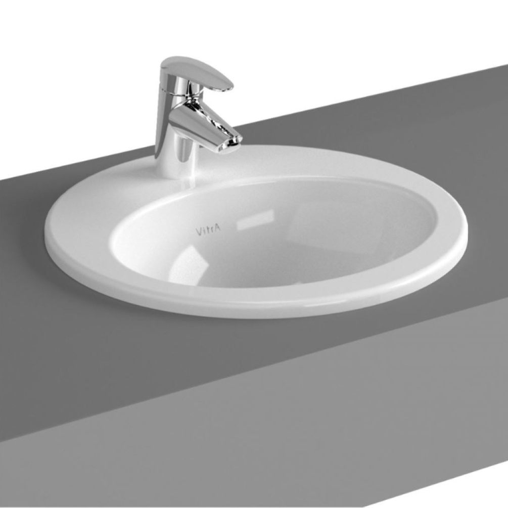 Product Cut out image of VitrA S20 425mm Oval Countertop Basin